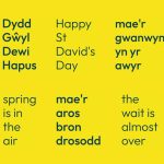 Dydd Gŵyl Dewi Hapus